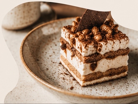 Chocolade dessert van Zoet & Suiker