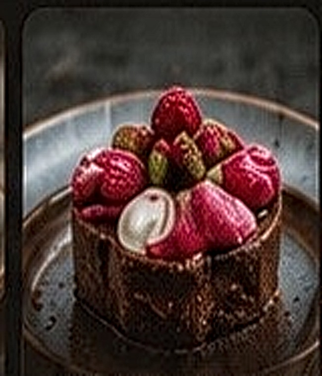 Pistache framboos cheesecake